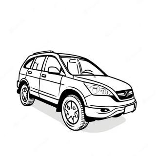 Honda Crv Coloring Pages