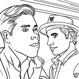 Hot Dudes Coloring Pages