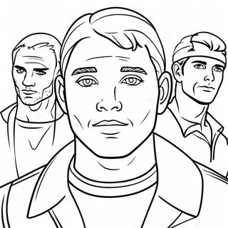 Hot Dudes Coloring Page 51563-41158