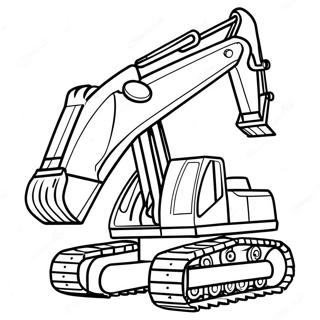 Excavator Coloring Page 5156-4233