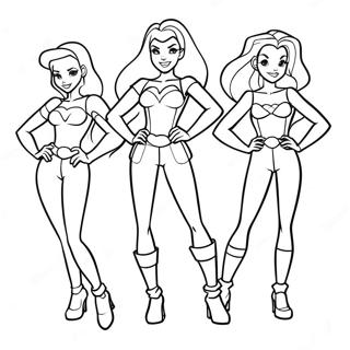 Totally Spies Coloring Pages