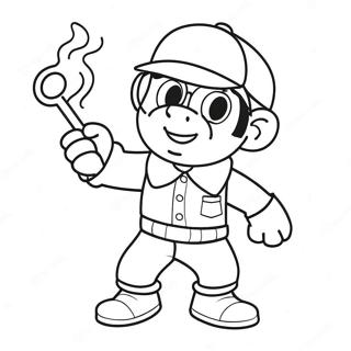 Clever Sam In Action Coloring Page 51574-41170