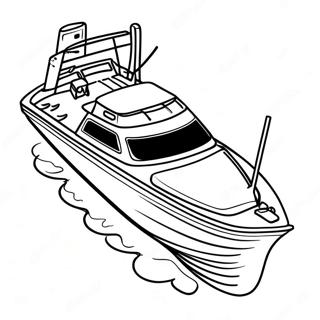 Bass Boat Coloring Page 51583-41173