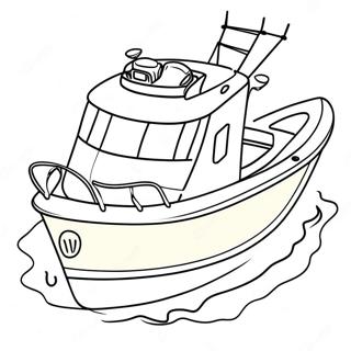 Speedy Bass Boat Coloring Page 51584-41180