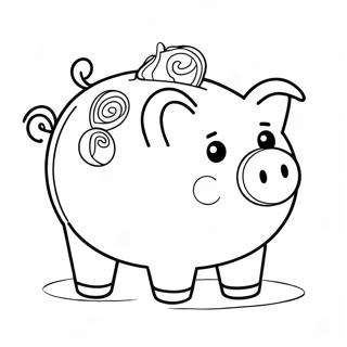 Piggy Bank Coloring Page 51593-41182