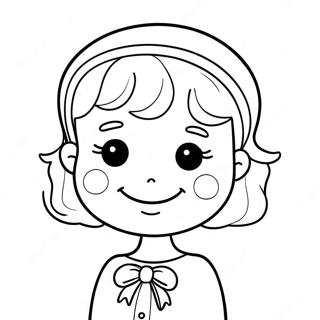 Little Miss Coloring Pages