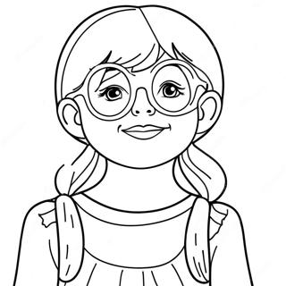 Little Miss Sunshine Coloring Page 51604-41193