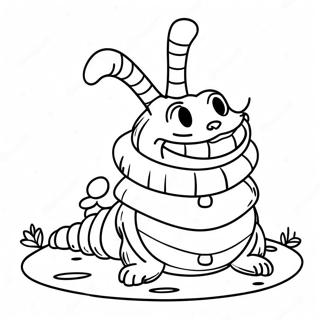 Alice In Wonderland Caterpillar Coloring Page 51613-41199