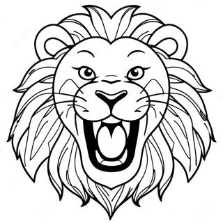 Roaring Lion Coloring Page 51633-41212