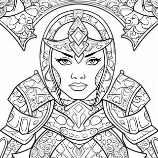 Diamond Armor Coloring Page 51644-41226