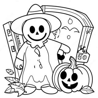 Halloween Math Coloring Page 51653-41234