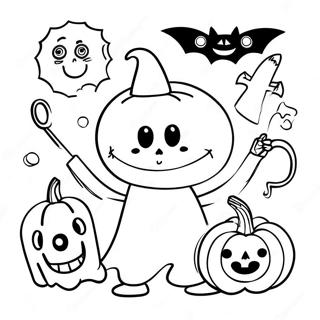 Halloween Math Coloring Page 51653-41236