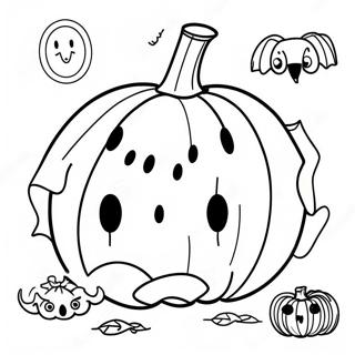 Spooky Pumpkin Math Coloring Page 51654-41232