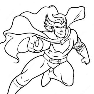 Brave Superheroes In Action Coloring Page 51684-41260