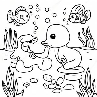 Pond Animals Coloring Page 51693-41261