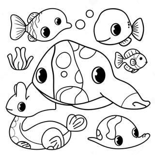 Pond Animals Coloring Page 51693-41263