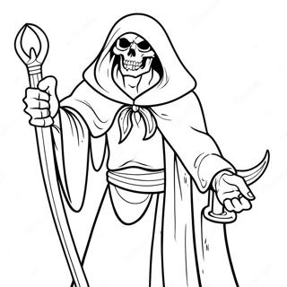 Demon Grim Reaper Coloring Page 51713-41278