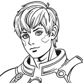 Genos Coloring Page 51743-41304