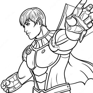 Genos In Action Coloring Page 51744-41305