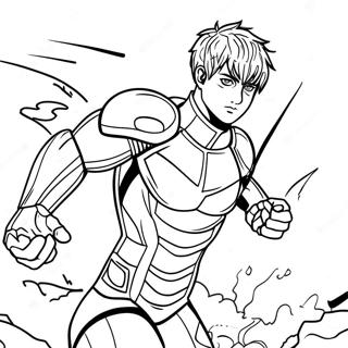 Genos In Action Coloring Page 51744-41308