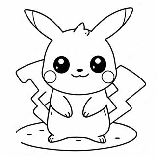 Cute Girl Pikachu Coloring Page 51763-41313