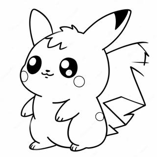 Cute Girl Pikachu Coloring Page 51763-41316