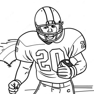 Barry Sanders Coloring Page 51783-41329