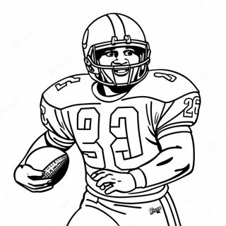 Barry Sanders Coloring Page 51783-41331