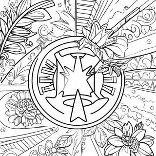 Spurs Logo Coloring Page 51803-41346