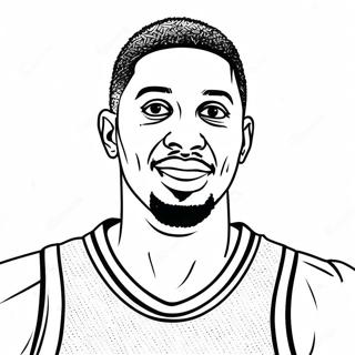 San Antonio Spurs Basketball Player Coloring Page 51804-41353