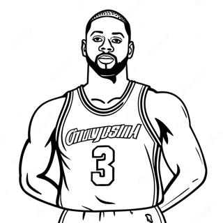 Dwyane Wade Coloring Page 51813-41358