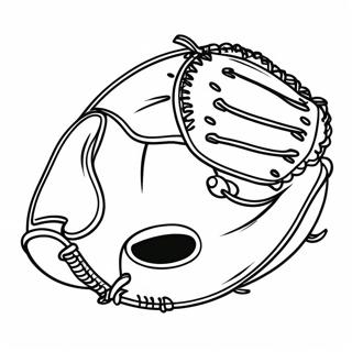 Baseball Glove Coloring Page 51843-41383