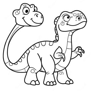 Hybrid Dinosaur Coloring Page 51863-41398