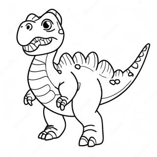 Hybrid Dinosaur Coloring Page 51863-41399