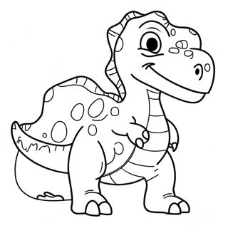 Hybrid Dinosaur Coloring Page 51863-41400