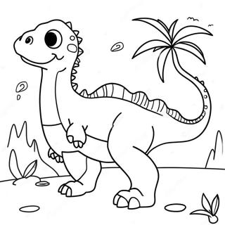 Colorful Hybrid Dinosaur Adventure Coloring Page 51864-41401