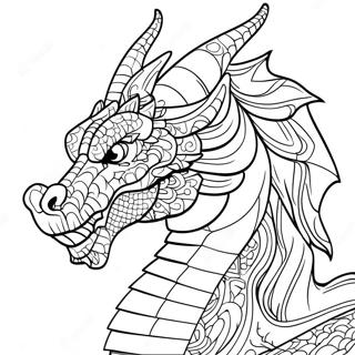 Dragon Head Coloring Page 51873-41406