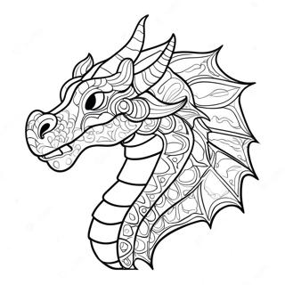 Dragon Head Coloring Page 51873-41407