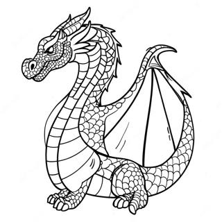 Majestic Dragon Tail Coloring Page 51874-41411