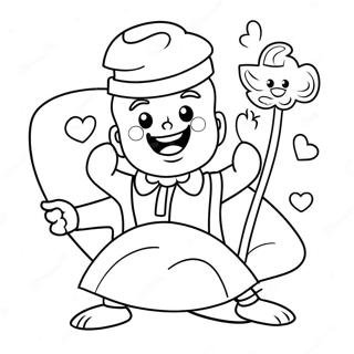 Funny Tweaker Character Coloring Page 5187-4258