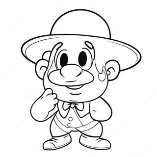 Funny Tweaker Character Coloring Page 5187-4260