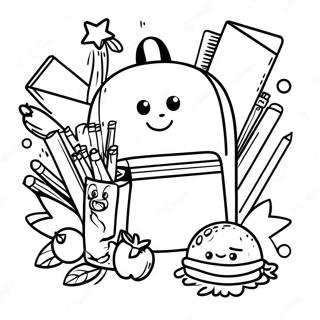 Preschool Back To School Coloring Pages