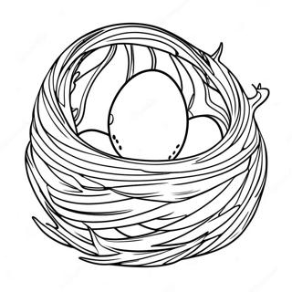 Dragon Egg Nest Coloring Page 51933-41459