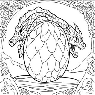 Colorful Dragon Egg Coloring Page 51934-41449