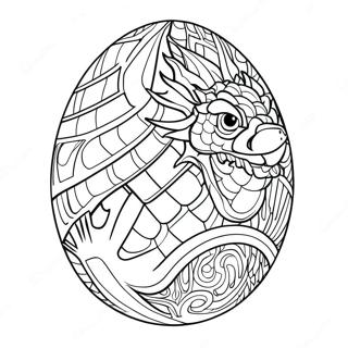 Colorful Dragon Egg Coloring Page 51934-41451