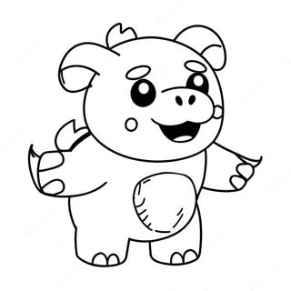 Roblox Piggy Kraxicorde Coloring Page 51953-41467