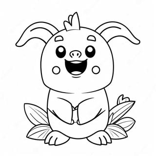 Creepy Roblox Piggy Kraxicorde Coloring Page 51954-41469