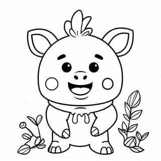 Creepy Roblox Piggy Kraxicorde Coloring Page 51954-41470