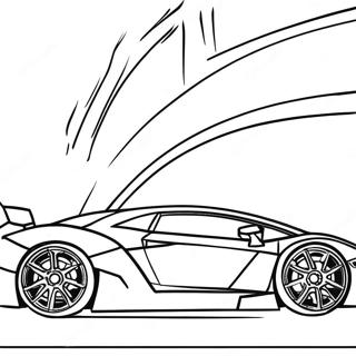 Lamborghini Veneno Side View Coloring Page 51983-41491