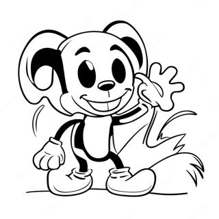 Bendy And The Dark Revival Coloring Page 51993-41500